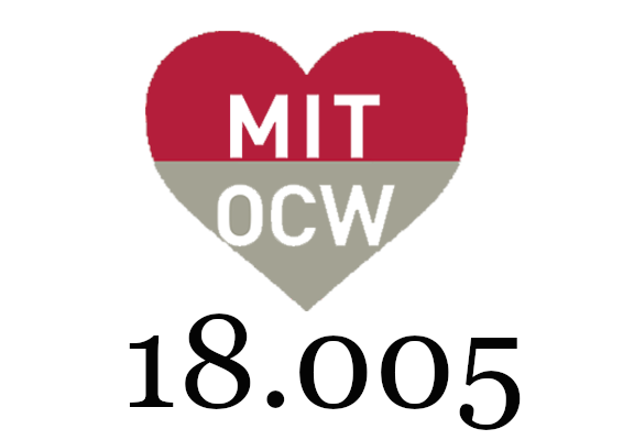 MIT OpenCourseWare - Highlights of Calculus course 18.005 by Gilbert Strang
