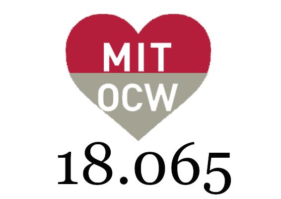 MIT OpenCourseWare - Matrix Methods in Data Analysis Course 18.065 by Gilbert Strang